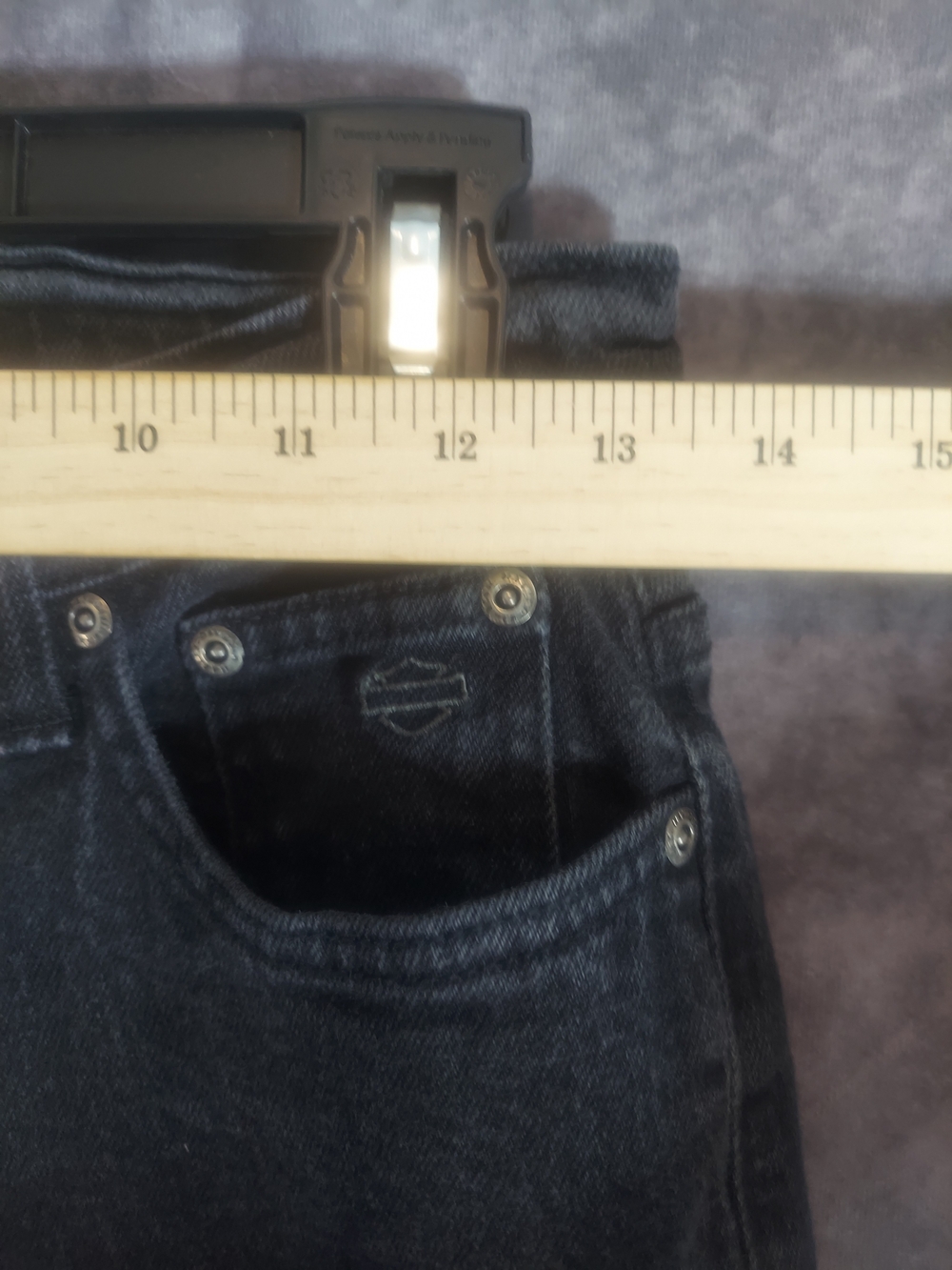 Vintage 2006 Harley-Davidson Straight Leg Jeans Women’s Size 4 Made in Canada - Picture 5 of 13